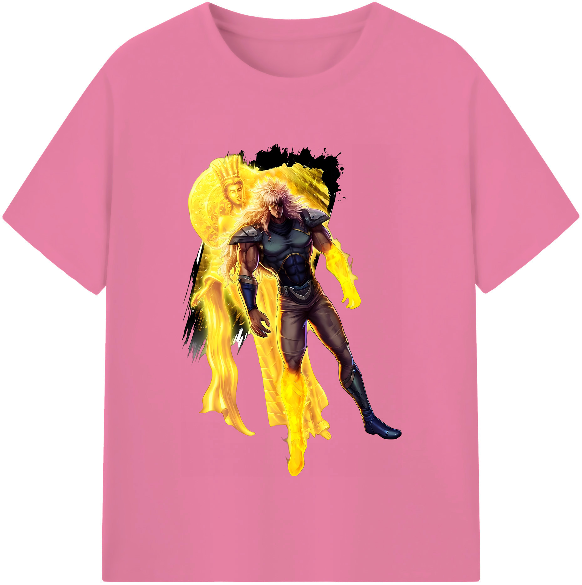 （画像用） 北斗の拳 Fist of the North Star 綿100％半袖Tシャツ（フロントプリント）